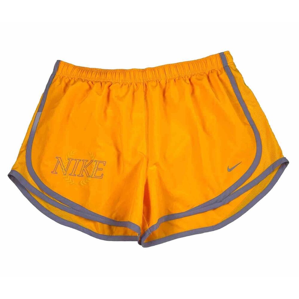 Nike Women’s 3" Dri-FIT Icon Tempo Lined Running Shorts Size XL Orange